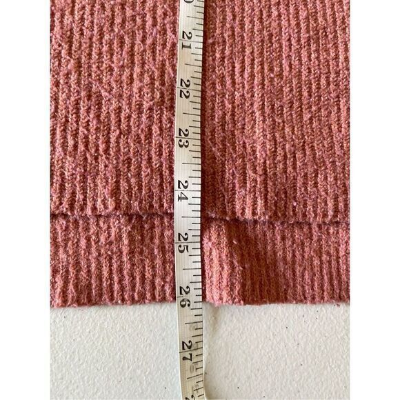 S1 Olive + Oak 2 Tone Terracotta Cowl Neck Sweater Size Small - Picture 6 of 6